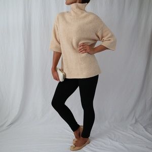 GORGEOUS,ITALIAN BLEND, ZARA PEACH SWEATER, SIZE S